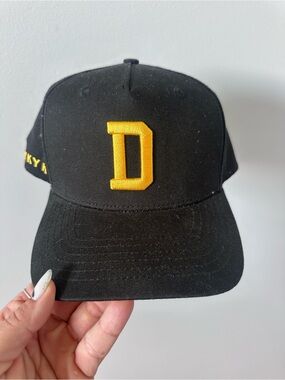 Black and Yellow Dad Gang Baseball Cap